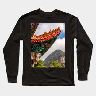 Po Lin Monastery, Lantau Island, Hong Kong Long Sleeve T-Shirt